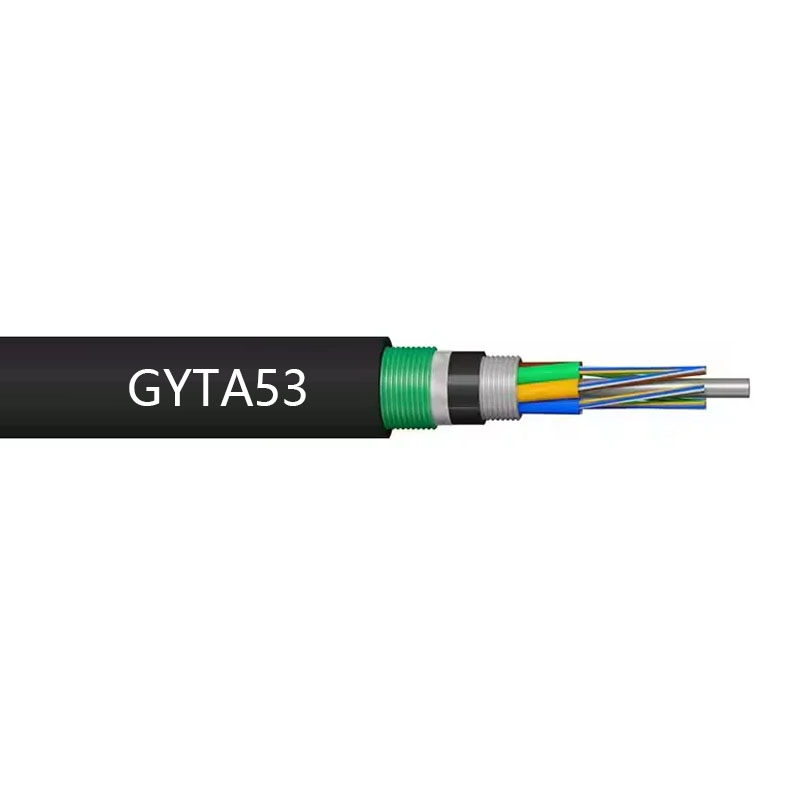 GYTA53 optical cable direct buried double armored double sheath
