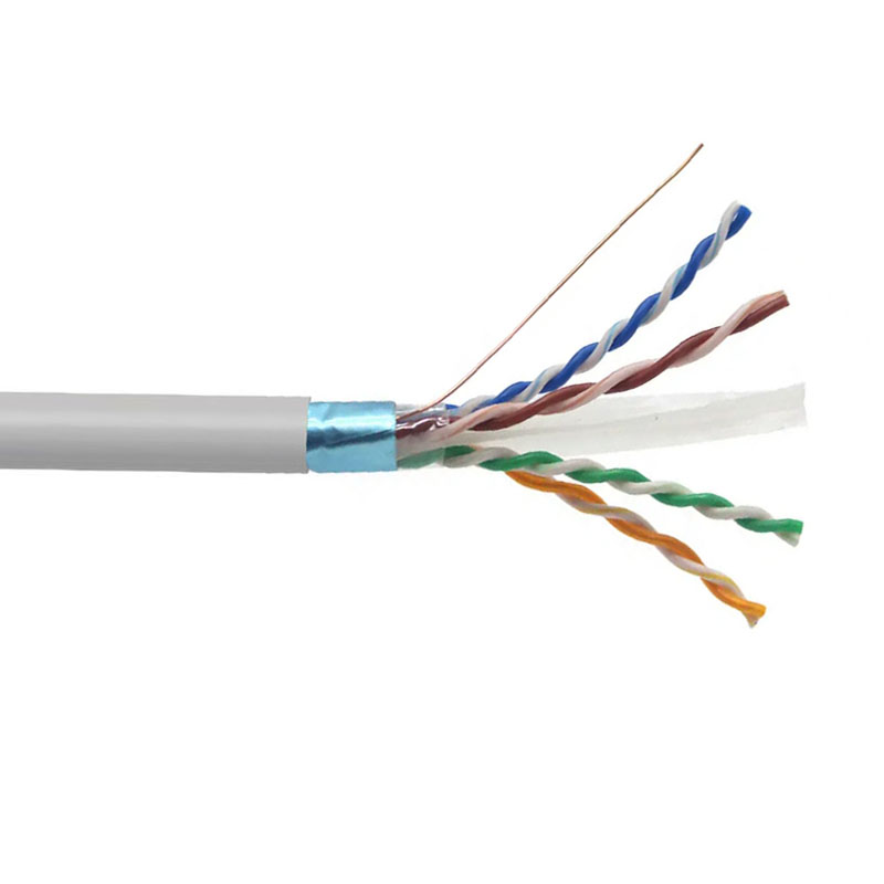Cat6 FTP Shielded Ethernet Cable 23AWG 500MHz  Industrial-Grade EMI Protection