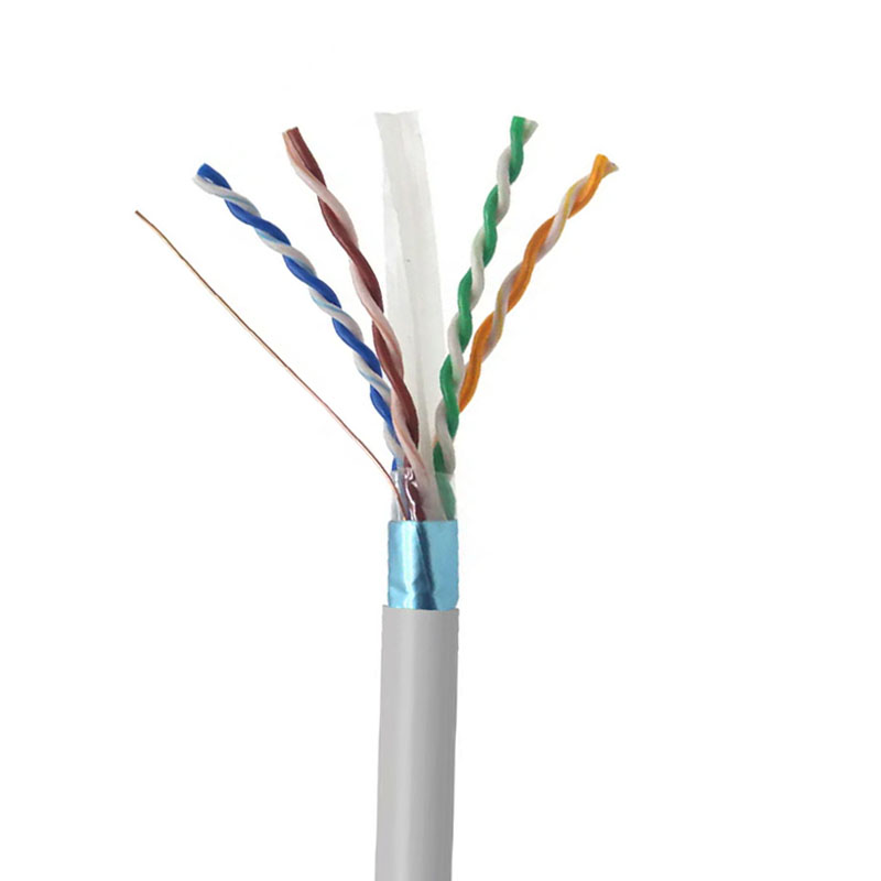 Cat6 FTP Shielded Ethernet Cable 23AWG 500MHz Industrial-Grade EMI Protection Cat6 FTP Shielded Ethernet Cable 23AWG 500MHz Industrial-Grade EMI Protection