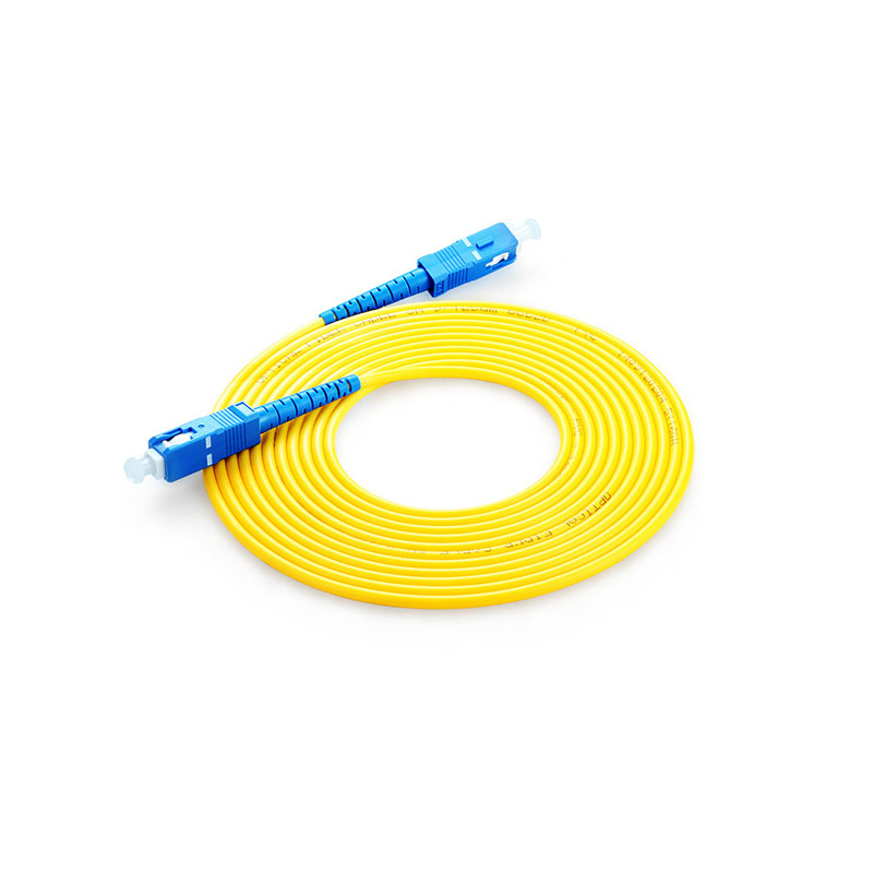 SC Fiber Optic Patch Cable  fiber jumpers  Single Mode Fiber Optic Cable