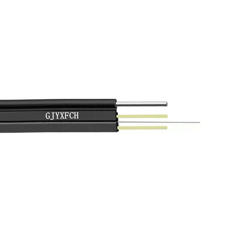 FTTH Drop Cable GJYXFCH CABLE FRP1 2 4 6 8 12 core optical fiber cable