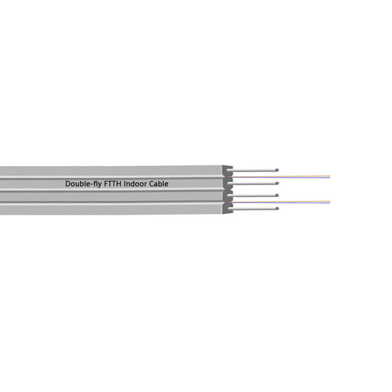 FTTH Double-fly Indoor Drop Cable